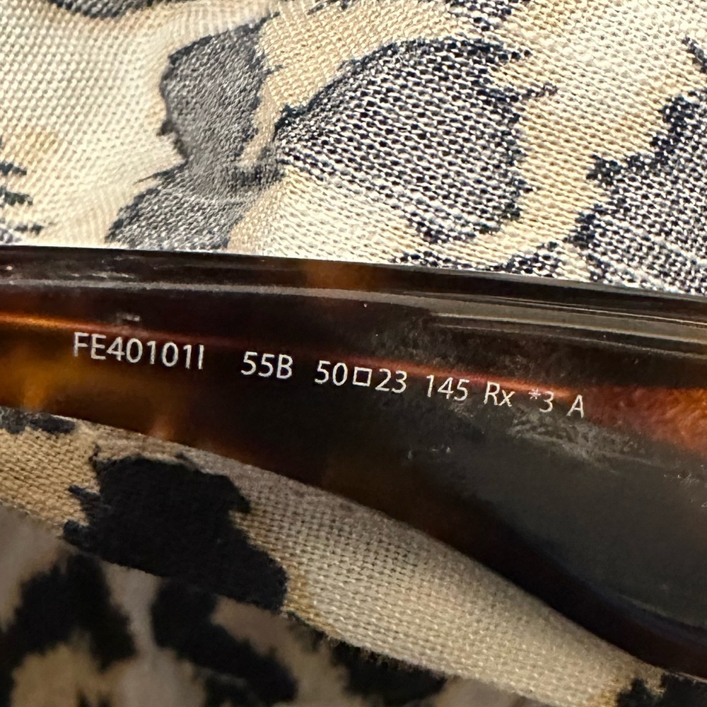 Fendi Roma Havana Brown Oversized Square Sunglasses Zucca Monogram Logo - Picture 2 of 7
